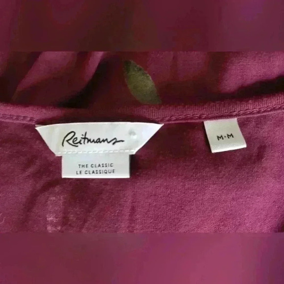 Reitmans Women's Medium Flowered Print Shirt - Picture 5 of 7